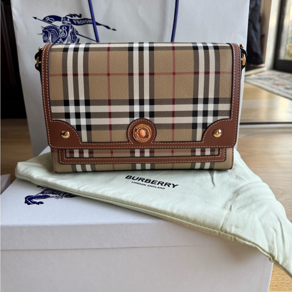 Burberry Notebook Handbag Brand New